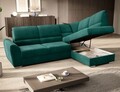 Coltar extensibil dreapta 3 locuri ELTAP, RT-35NU, Siber, 270x186x93 cm, lemn/poliester, verde inchis