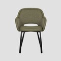 Scaun Campea, Homla, 61x61x84 cm, metal/poliester, verde olive