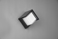 Aplica de perete pentru exterior Puno, RL, 15x10x15 cm, 8W, 1x SMD, plastic, negru mat