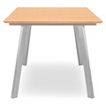Masa, Collodi, L.140 l.90 H.75 cm, inox, natur