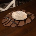 Set suporturi pentru farfurie, Payna, 790PYN1163, Lemn , Produs lucrat manual, Wenge