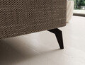 Coltar extensibil stanga 4 locuri ELTAP, Sol-02, Solange, 292x196x84 cm, lemn/poliester, bej inchis
