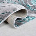 Covor Marbled Emerald, Flair Rugs, 160x230 cm, polipropilena/poliester, verde