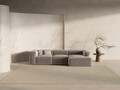 Coltar dreapta 3 locuri, Bergamo, Cosmopolitan Design, 304x152x70 cm, tesatura structurata, cappuccino