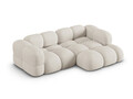Coltar dreapta 3 locuri, Loretto, Cosmopolitan Design, 250x147x68 cm, tesatura structurata, bej