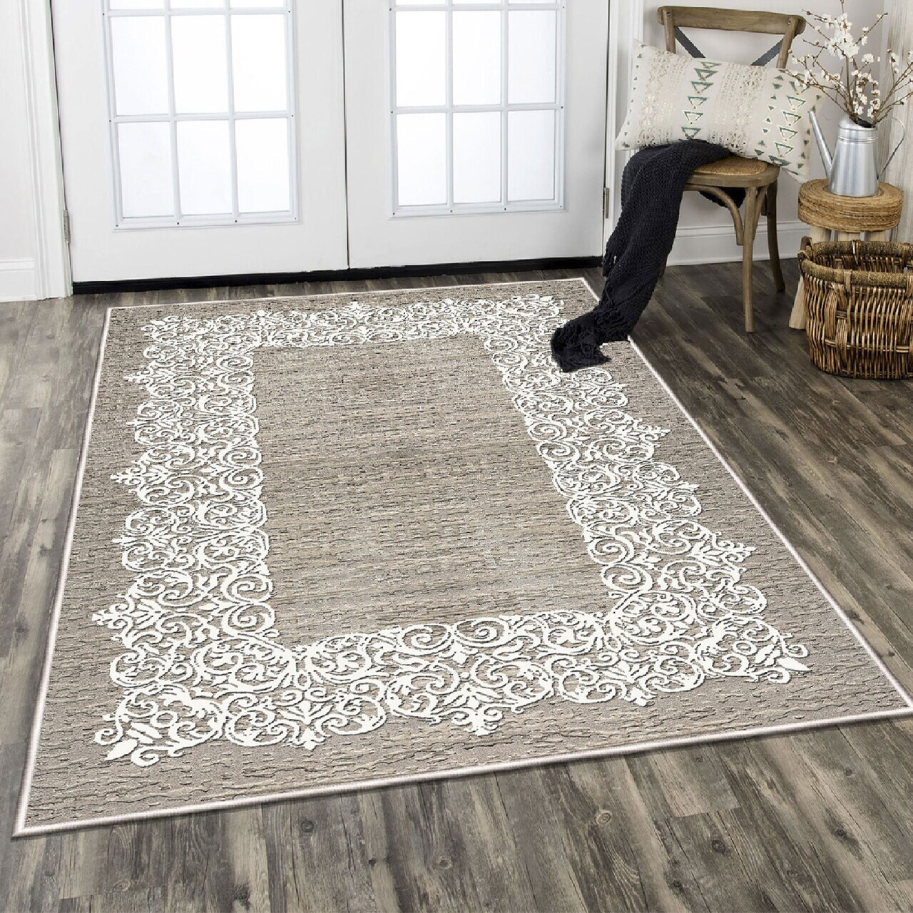 Covor, Els1811, 160x230 cm, Catifea, Multicolor — imaginea 2