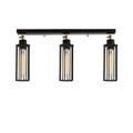Lustra Likya N-1016, Noor, 63 x 29 cm, 3 x E27, 100W, negru