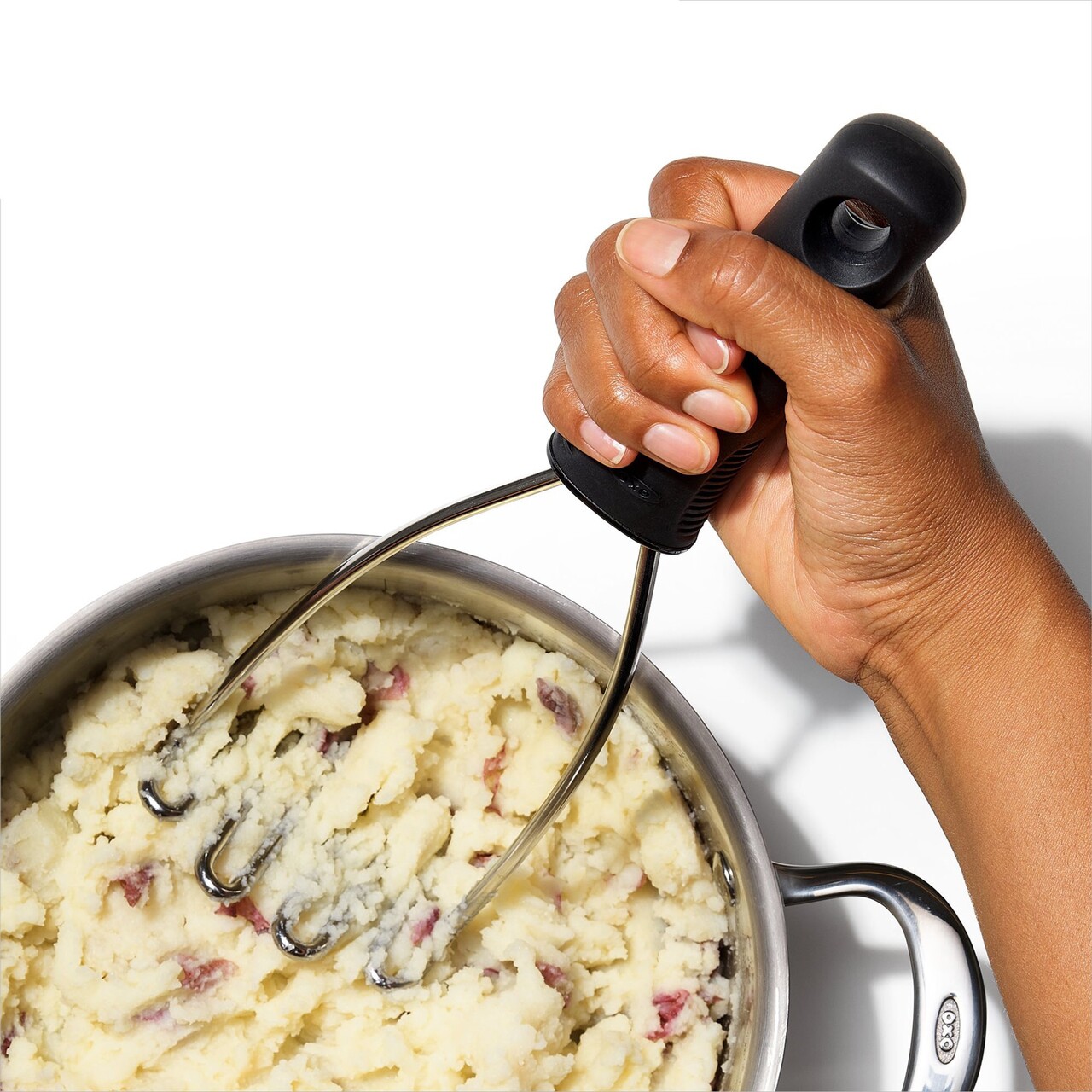 Zdrobitor cartofi, inox, 27 cm, "Good Grips" - OXO - imagine 7