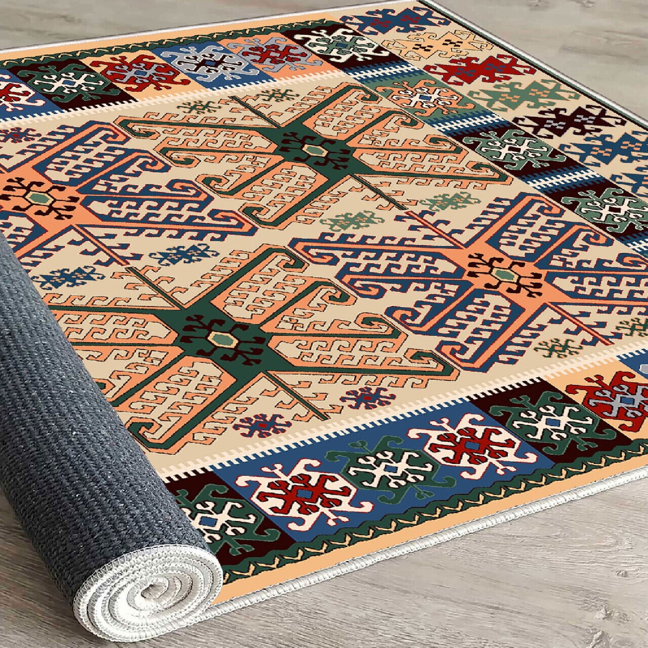 Covor, Els2052, 120x180 cm, Multicolor — imaginea 3