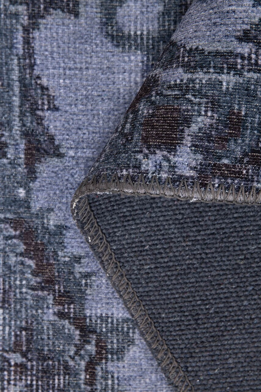 Covor (150 x 230), Folk Chenille, 150x230 cm, Albastru navy - view 4
