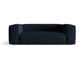 Canapea 3 locuri, Nuria-88, Micadoni Home, 210x110x72 cm, catifea, albastru inchis