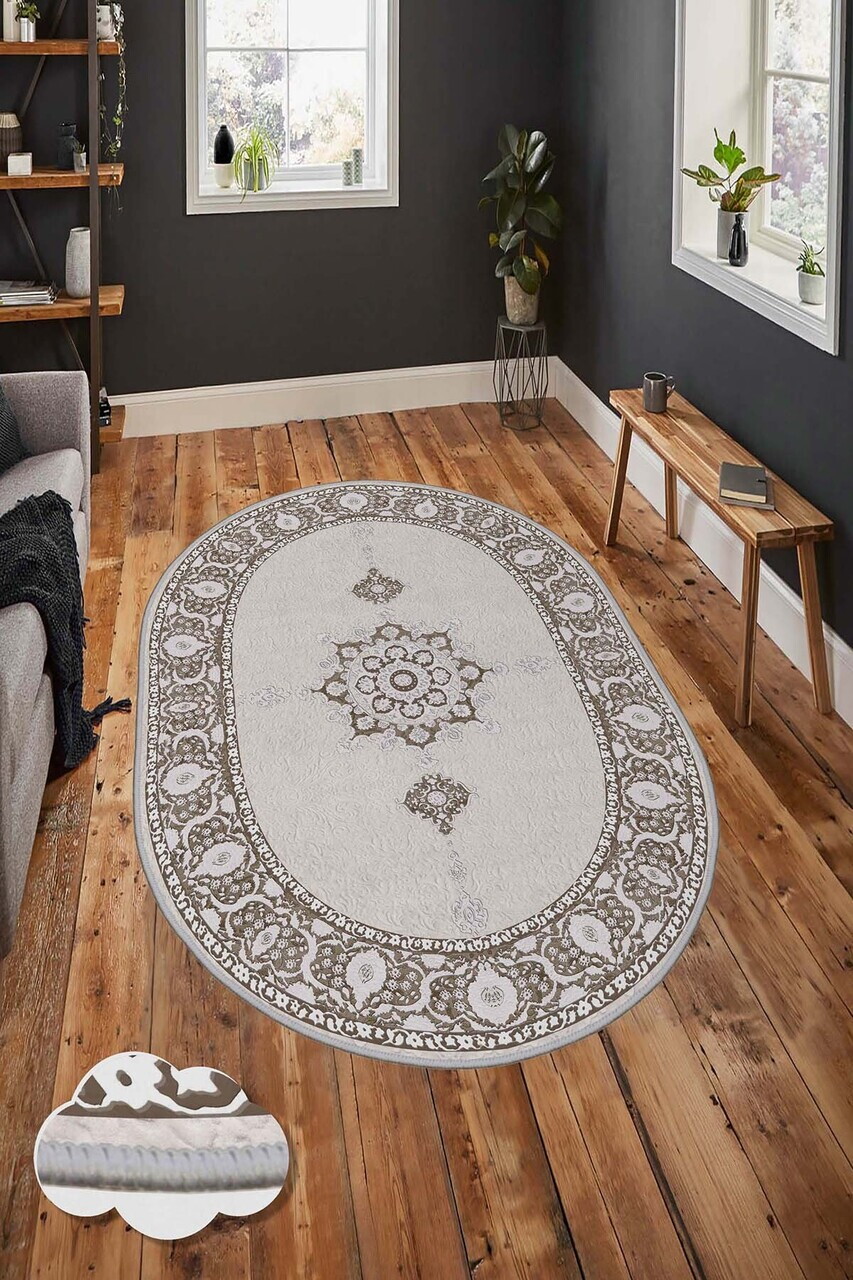 Covor Hmnt919 100x150 cm Poliester Multicolor