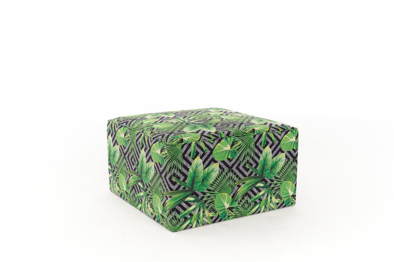 Taburet, Atelier del Sofa, 825BLC5195, Lemn, Verde - view 3