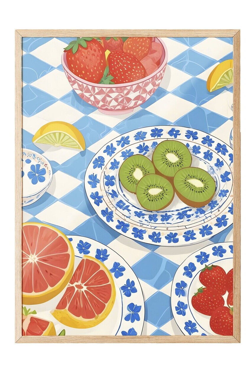 Tablou decorativ, 109148, Lemn masiv, Sticla PVC, Multicolor - view 2
