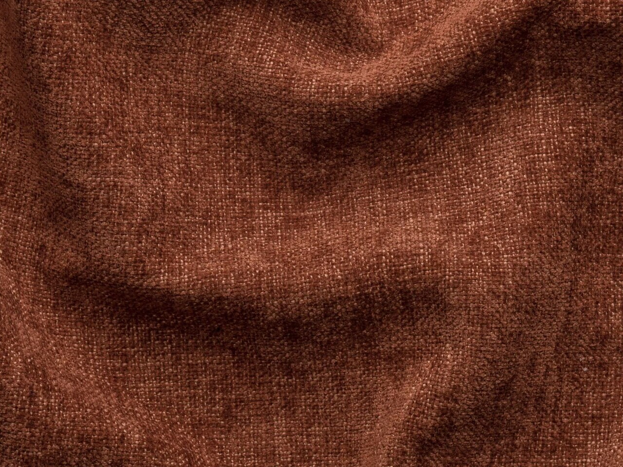 Canapea 2 locuri, Naomi, Micadoni Home, 170x95x75 cm, tesatura structurata, caramiziu — imaginea 3
