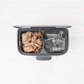 Cos de gunoi cu pedala, Brabantia, Bo Pedal Platinum, 2x30 L, 36.3x54.1x65.2 cm, otel, gri inchis
