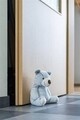 Opritor de usa Bear, Banquet, 15x15x28 cm, textil/nisip