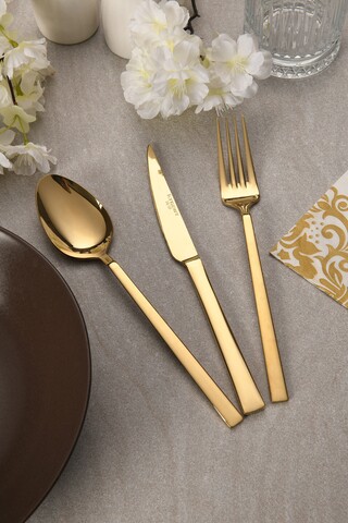 Set tacamuri BNLTLN18GOLD, Beros, 18 piese, inox, auriu Beros