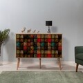 Comoda Mega 723, Vella, 120x36x94 cm, multicolor