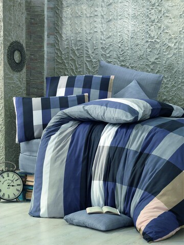 Lenjerie de pat pentru o persoana, victoria, cigdem, 3 piese, amestec bumbac, multicolor