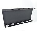 Raft decorativ metalic pentru vinuri, Hanah Home, Vın, 59x27x9 cm, Negru