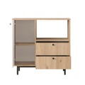 Dulap multifunctional, Locelso, RE1-SW, Stejar / Alb