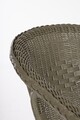 Scaun pentru gradina Alliss, Bizzotto, 58x61x74 cm, ratan/rachita, oliv
