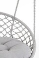 Hamac tip scaun Javier, Bizzotto, D80x130 cm, bumbac/poliester, gri