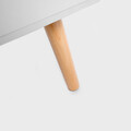 Masuta de cafea Anzabi, Homla, 105x50.5x43.5 cm, lemn/MDF, natur/alb