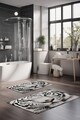 Set covorase de baie, Cartwright, CT-5118, Poliester, Multicolor