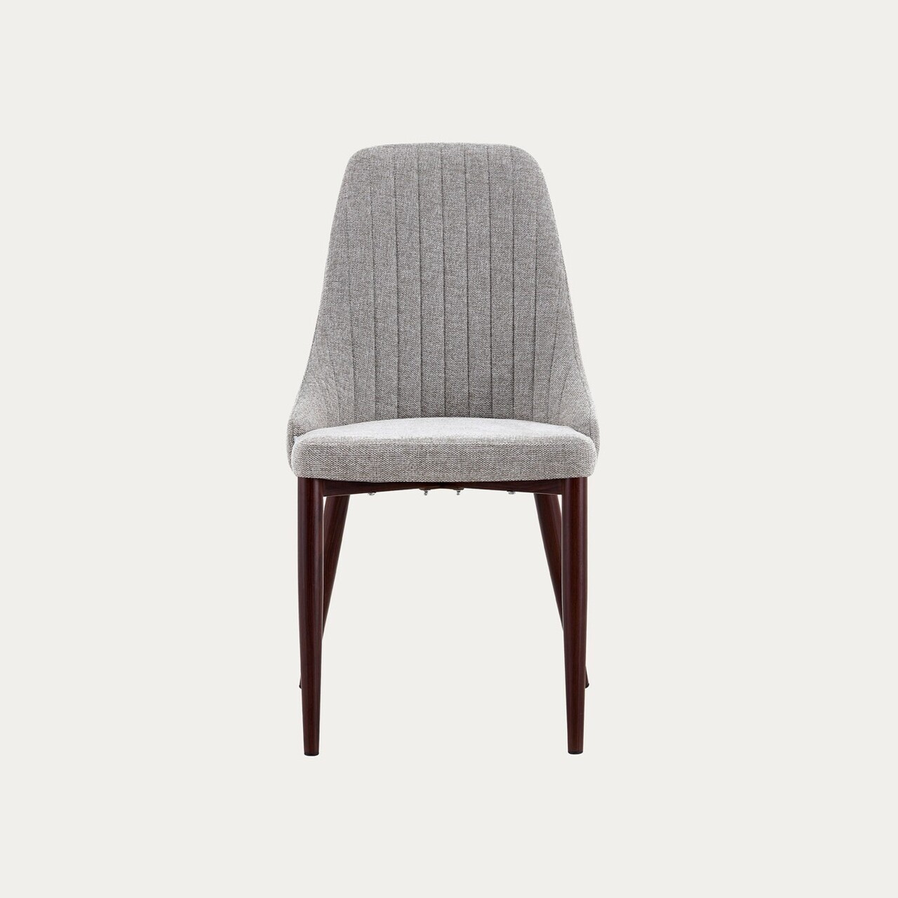 Scaun Arvello, Homla, 46.5x58x88  cm, metal/poliester, bej/maro — imaginea 4