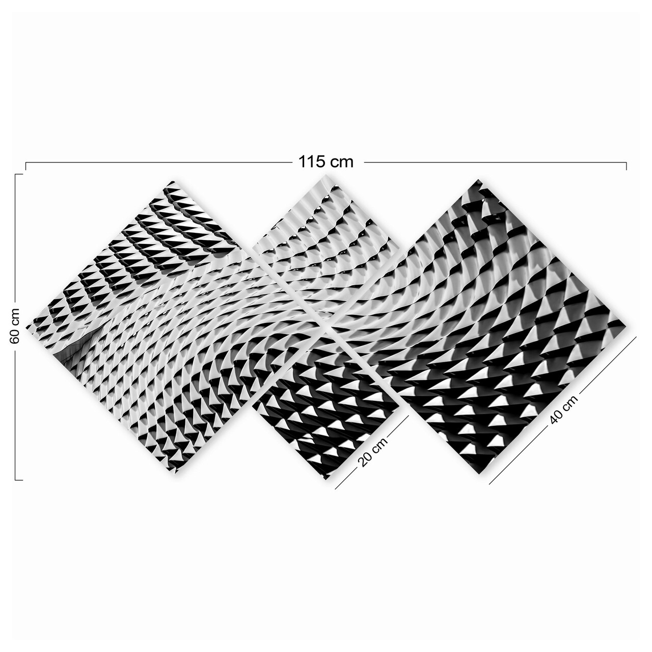 Set 4 tablouri decorative, 4MDF30803305670, MDF, Imprimat UV, Multicolor