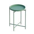 Masuta de cafea, Cerritos, Shb-007-D, 46x56x46 cm, Metal, Verde