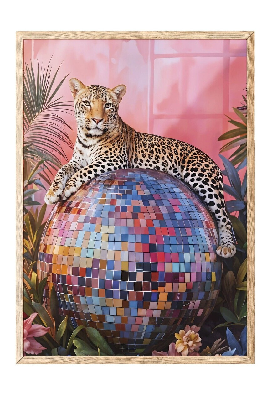 Tablou decorativ, 108943, Lemn masiv, Sticla PVC, Multicolor - view 2