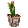Planta artificiala in ghiveci, Phoebe, Creaciones Meng, 9.5x21 cm