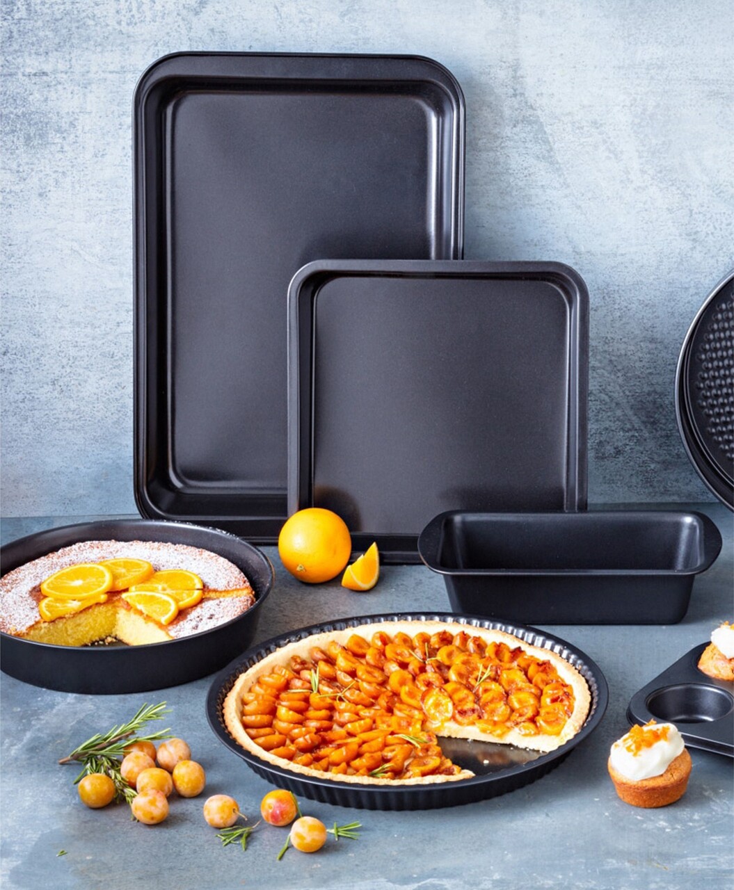 Tava tarta, otel carbon, 30cm, "Daily" - Pyrex - imagine 2