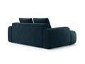 Canapea 3 locuri, Linz, Cosmopolitan Design, 200x100x84 cm, catifea, albastru petrol inchis