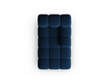 Sezlong living dreapta 1 loc, Bellis-51, Micadoni Home, 155x94x70 cm, catifea, albastru regal