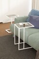 Set masute 3 piese, Caliente, Ibiza C, Alb / Fum