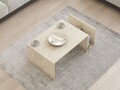 Masuta de cafea, Asse Home, Memo, Travertin