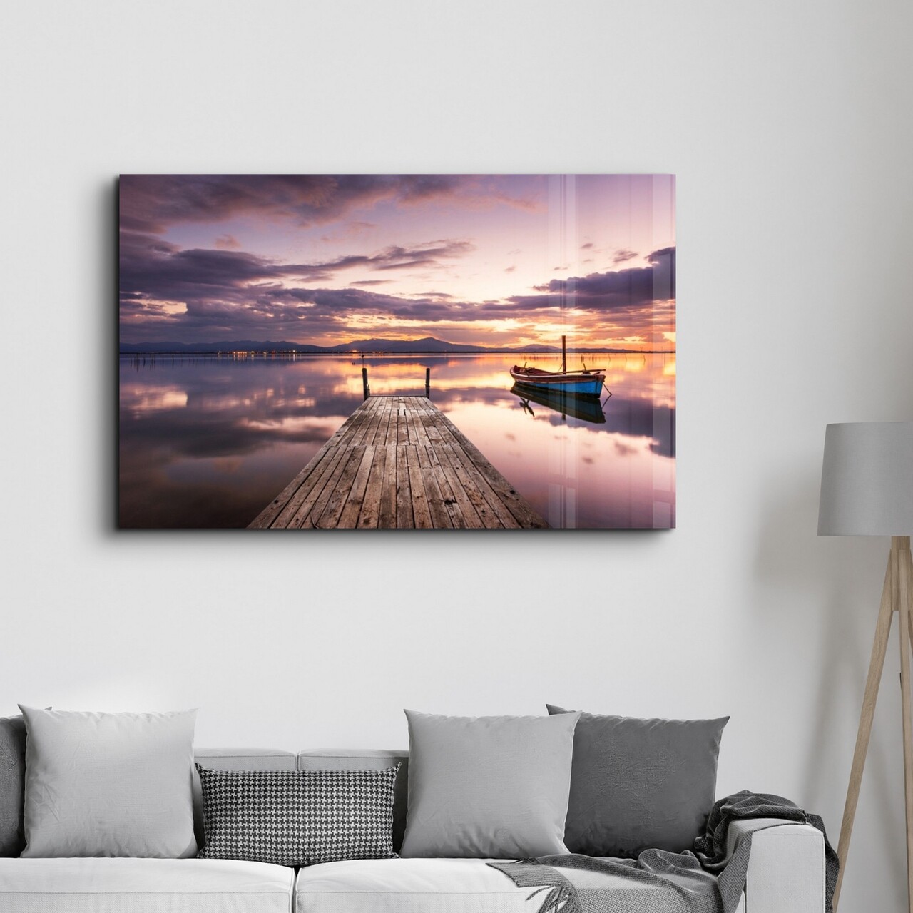Tablou decorativ, OGLS-1115, Dimensiuni: 70 x 110 cm, Multicolor - view 3