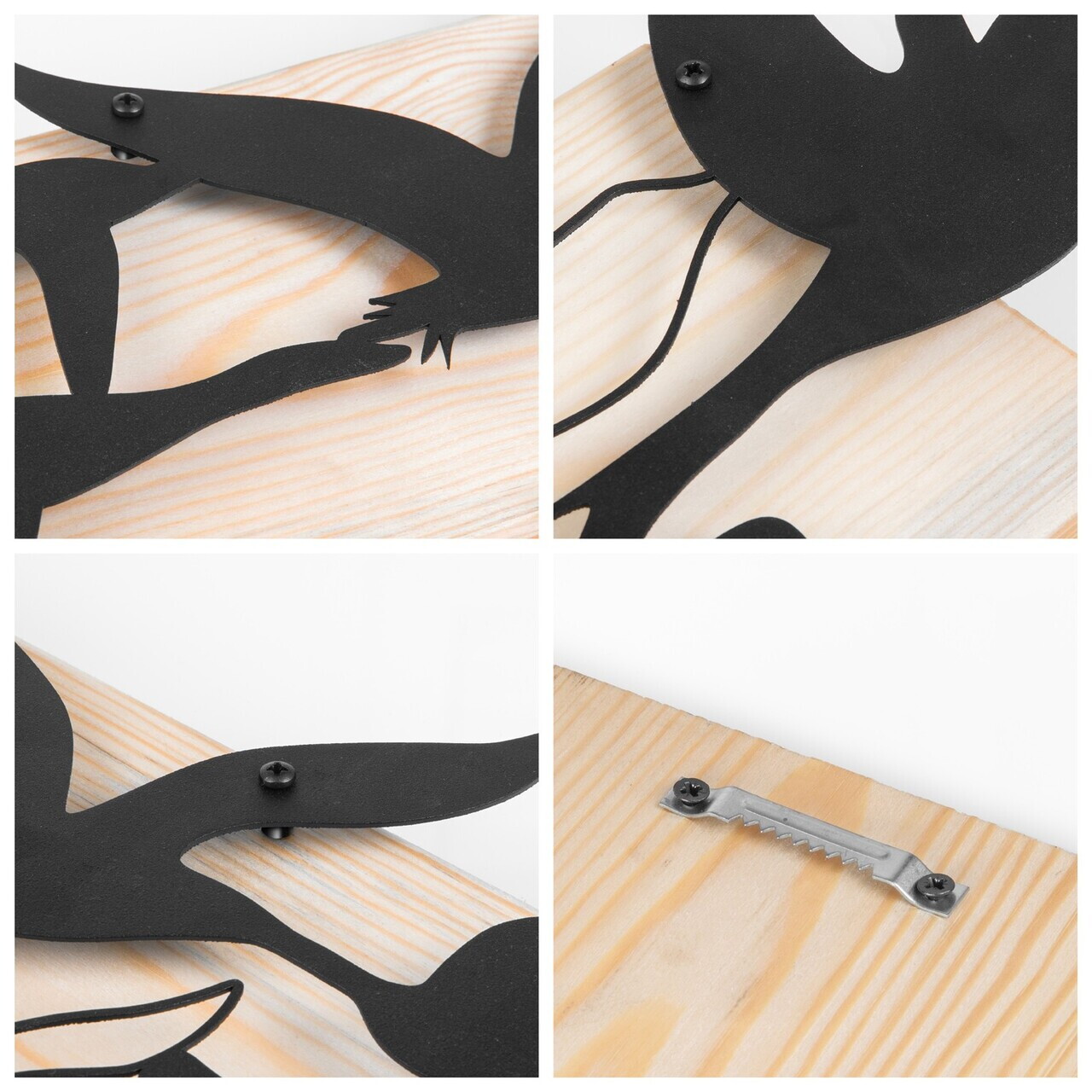 Decoratiune de perete, Libertà, Cadru: Lemn (Grosime: 2 cm), Nuc negru — imaginea 6