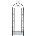 Suport pliabil pentru ghivece, Esschert, Plant, 45.9 x 44 x 132.6 cm, fier, negru