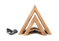 Set lampa de masa 2 piese, Lustro, 812LST1403, Lemn de molid, Maro