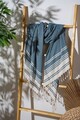 Prosop de plaja, PestemalLand, New Diamond, Bumbac;Poliester, Albastru indigo