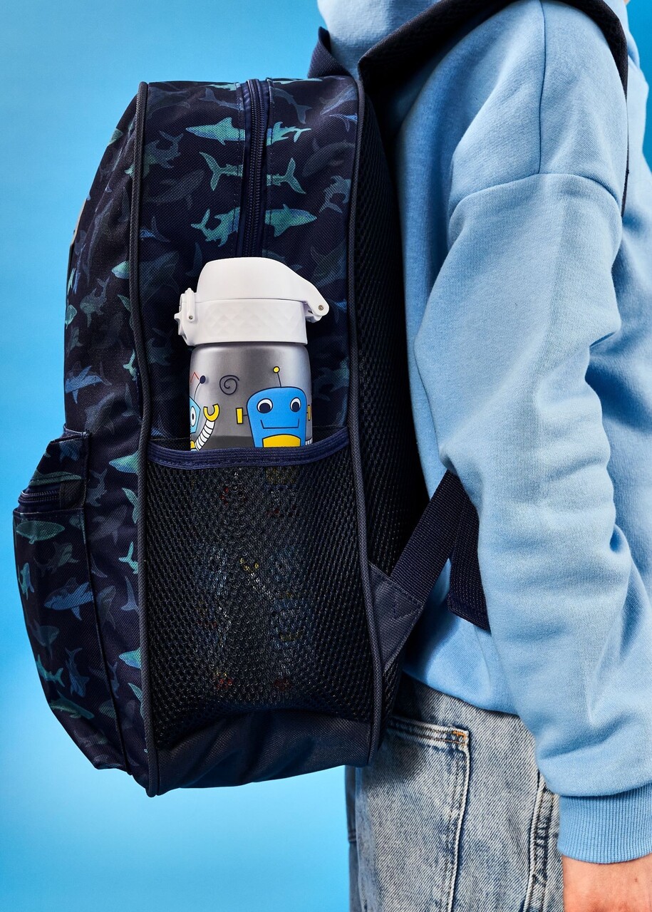 Sticla apa pentru copii Slim, recyclon, 500ml, Robots - Ion8 - imagine 9