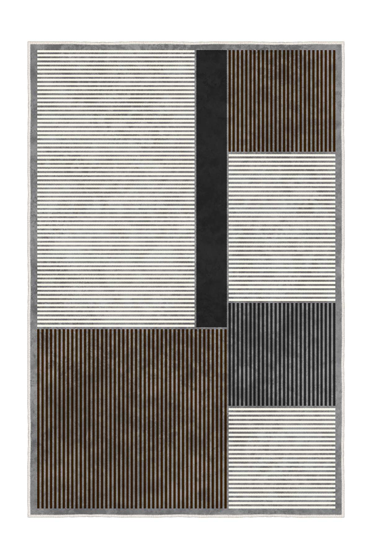 Covor, Sftkece033, 60x100 cm, Gri