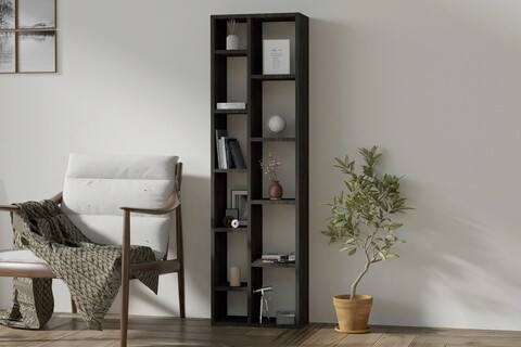Corp biblioteca, asse home, tomi, 44.4x150x19.6 cm, antracit