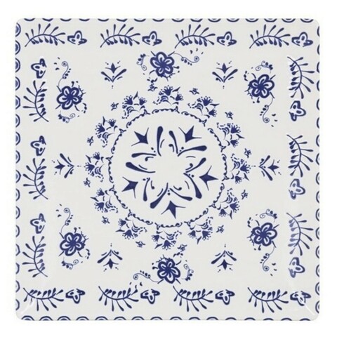 Farfurie intinsa Blur Elite, La Mediterranea, 24x24x2 cm, portelan