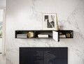 Raft de perete ELTAP, Raftt, 150x22x20 cm, PAL/MDF, negru